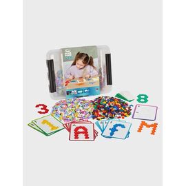 Plus-Plus - ABC & 123 Storage Box / 2000 pcs ( 3923 ) / Toys