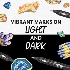Sharpie - Creative Marker Acrylic Paint Pens - Earth Tones - Bullet Tip - Assorted Colours - 12 Count - SKU 2213421 / Toys