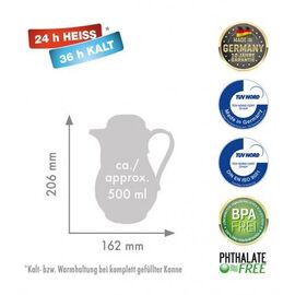 ROTPUNKT 530-01-00-0 vacuum flask 0.5 L Ivory | Techbox