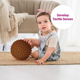 Edushape - Sensory Ball - 18 Cm - Brown (E705176br) / Toys - Αταξινόμητα -  - Techbox
