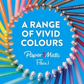 Paper Mate - Flair Felt Tip Pens - Assorted Candy POP Colours - 12 Count / Toys - Αταξινόμητα -  - Techbox