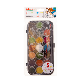 Pipi - Paint & Brush Set, Water Col. (063605221) / Toys