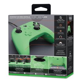 PowerA - Advantage Plus Wired Controller - Green Meadow - Green/Black / Xbox Series X |  Techbox