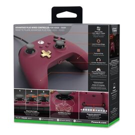 PowerA - Advantage Plus Wired Controller - Ruby - Red/Black / Xbox Series X |  Techbox
