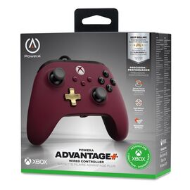 PowerA - Advantage Plus Wired Controller - Ruby - Red/Black / Xbox Series X |  Techbox