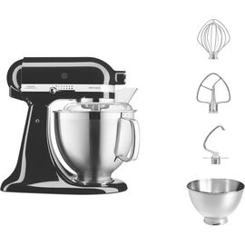 KitchenAid Artisan 5KSM185PS food processor 300 W 4.8 L Black - Food Processors - Food preparation - Techbox