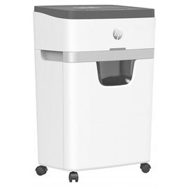 HP ONESHRED 18CC shredder, cut-offs, P-4, 18 cards, 25l, light grey | Techbox