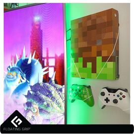 FLOATING GRIP&reg; wall mount for Xbox One S, White / Xbox One