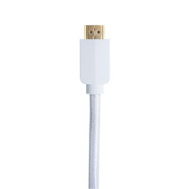 Nacon HDMI Cable 2.1 Braided, 8K - 3m, White / PlayStation 5 - PS5 Accessories - Accessories for Consoles - Techbox