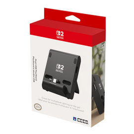 HORI - Dual USB PlayStand for Nintendo Switch 2 - Dark Grey / Nintendo Switch 2 | Techbox