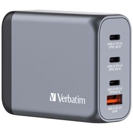 Verbatim - GNC-100 GaN Charger 4 Port 100W USB-A/USB-C / Electronics