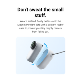 Insta360 - GO 3/GO 3S Magnet Pendant Safety Cord (White) / Electronics
