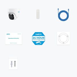 Reolink P344 - Smart 12MP PoE Dome Camera, Person/Vehicle/Pet Alerts, Color Night Vision, Two-Way Audio - Cameras - Cameras & DVR - Techbox