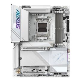 GIGABYTE X870E AORUS PRO ICE Motherboard - Supports AMD Ryzen 9000 CPUs, 16+2+2 Phases Digital VRM, up to 8000MHz DDR5 (OC), 3xPCIe 5.0 + 1xPCIe 4.0, Wi-Fi 7, 2.5GbE LAN, USB 4 | Techbox