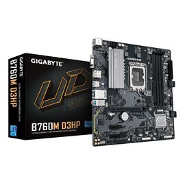 GIGABYTE B760M D3HP Motherboard - Intel Core 14th Gen CPUs, 4+1+1 Phases VRM, up to 5600MHz DDR5, 2xPCIe 4.0 M.2, GbE LAN, USB 3.2 Gen 1 | Techbox