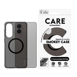 CARE by PanzerGlass - Flagship Case Urban Combat Smokey m. Sort Qi Compatible Samsung S25 Edge / Electronics - Uncategorized Cases (2) - Cases - Techbox