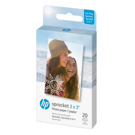 HP - Zink Paper Sprocket For Luna 2x3 - 20 Pack / Electronics