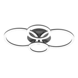 EGLO Paranday-Z Smart Ceiling Lamp – Black, 61.5x45 cm, Zigbee & Bluetooth / Electronics | Techbox