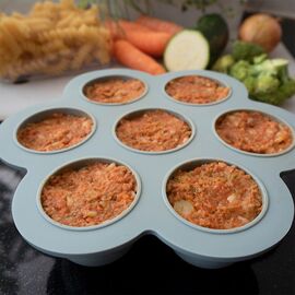 Le Toft - Baby Food Freezer Cubes - Smokey Green - 75 ml per compartment / Baby and Children