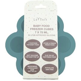 Le Toft - Baby Food Freezer Cubes - Smokey Green - 75 ml per compartment / Baby and Children