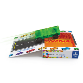 MAGNA-TILES - Cars 2 Piece Expansion Set: Green & Yellow (90216) / Toys