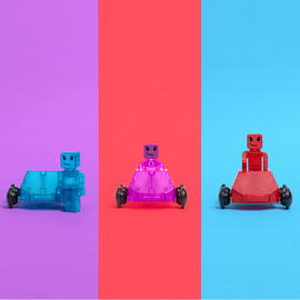 MAGNA-TILES - Dashers, 6 pcs set (90234) / Toys