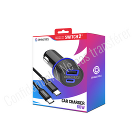 Oniverse Cable Car Charger Adaptor 60W, 1.5 M - Black / Nintendo Switch 2 - Nintendo Switch 2 Accessories - Accessories for Consoles - Techbox