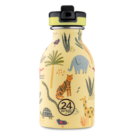 24 Bottles - Kids Collection - Urban Bottle 250 ml w. Sports Lid - Jungle Friends (24B933) / Toys - Mugs & Bottles - Gifts - Techbox