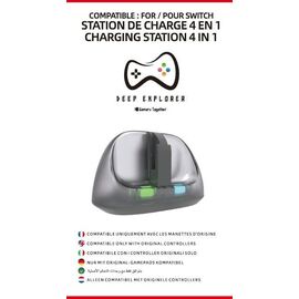 Deep Explorer - 4 In 1 Charging Station / Nintendo Switch