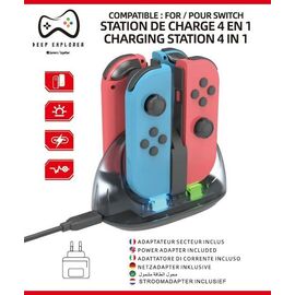 Deep Explorer - 4 In 1 Charging Station / Nintendo Switch
