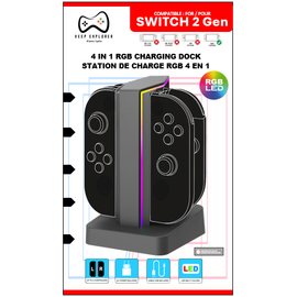 Deep Explorer - 4 In 1 Charging Station / Nintendo Switch 2 - Nintendo Switch 2 Accessories - Accessories for Consoles - Techbox
