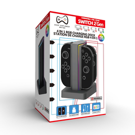 Deep Explorer - 4 In 1 Charging Station / Nintendo Switch 2 - Nintendo Switch 2 Accessories - Accessories for Consoles - Techbox