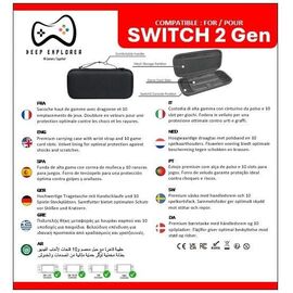 Deep Explorer - Protective case Black / Nintendo Switch 2 - Nintendo Switch 2 Accessories - Accessories for Consoles - Techbox