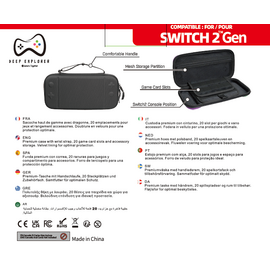 Deep Explorer - Protective Case Blue / Nintendo Switch 2 - Nintendo Switch 2 Accessories - Accessories for Consoles - Techbox