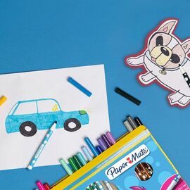 Paper Mate - Children's Colouring Felt Tip Pens 12-Blister (2166507) / Toys