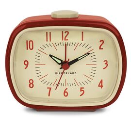 Retro Alarm Clock + Red (AC08-R-EU) / Gadgets