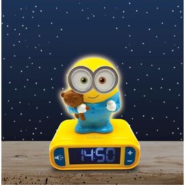 Lexibook - Minions 3D Alarm Clock with Night Light (RL800DES) / Toys
