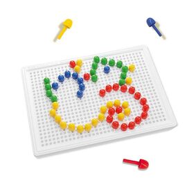 SES Creative - Mosaic Peg Board 100 pcs - (S14046) / Toys