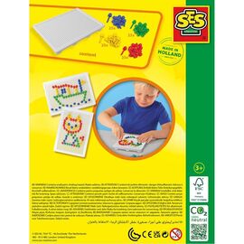SES Creative - Mosaic Peg Board 100 pcs - (S14046) / Toys