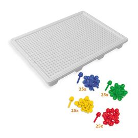 SES Creative - Mosaic Peg Board 100 pcs - (S14046) / Toys