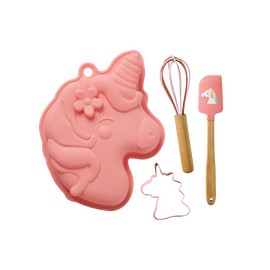 Rice - Baking Set Unicorn Love - Pink - Set of 4 / Baby and Children