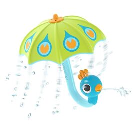 Yookidoo - Fill 'N' Rain Peacock Umbrella - Green - (YO40223) / Toys