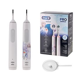 Oral-B Pro 3 3000 White + Oral-B Junior Frozen 6+ Set of rotating toothbrushes | Techbox