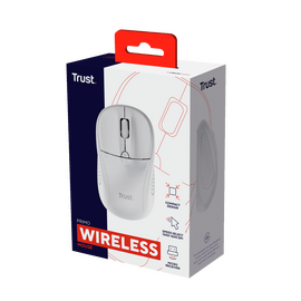 TRUST Primo wireless mouse - Matt White / Computers | Techbox