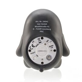 Reer - Bath Thermometer Pingu - Black, White, and Orange - 17 x 4.6 x 9.7 cm / Baby and Children