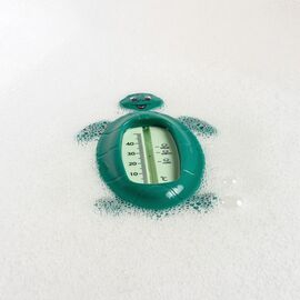 Reer - Bath Thermometer - Turtle - Green - 10 x 13 cm / Baby and Children