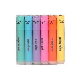 Trend - PENfection Mini Highlighter - Pastel yellow, orange, pink, purple, green, blue - Mini / Toys