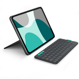 Logitech - Flip Folio  for iPad Pro & Air 11'' - Graphite - Nordic / Electronics | Techbox