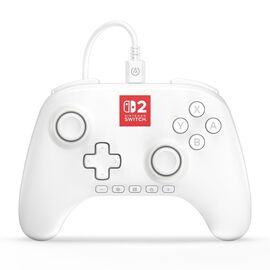 PowerA Advantage Wired Controller for Nintendo Switch 2 with Lumectra - White / Nintendo Switch 2 | Techbox