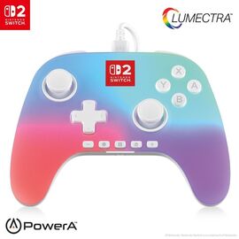 PowerA Advantage Wired Controller for Nintendo Switch 2 with Lumectra - White / Nintendo Switch 2 | Techbox